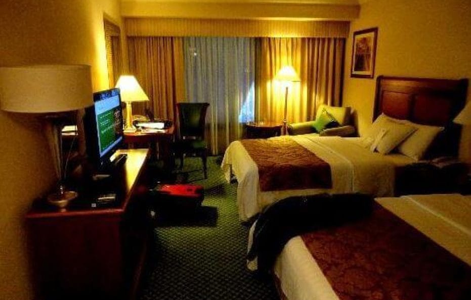 Tweepersoonskamer met 2 Queensize Bedden