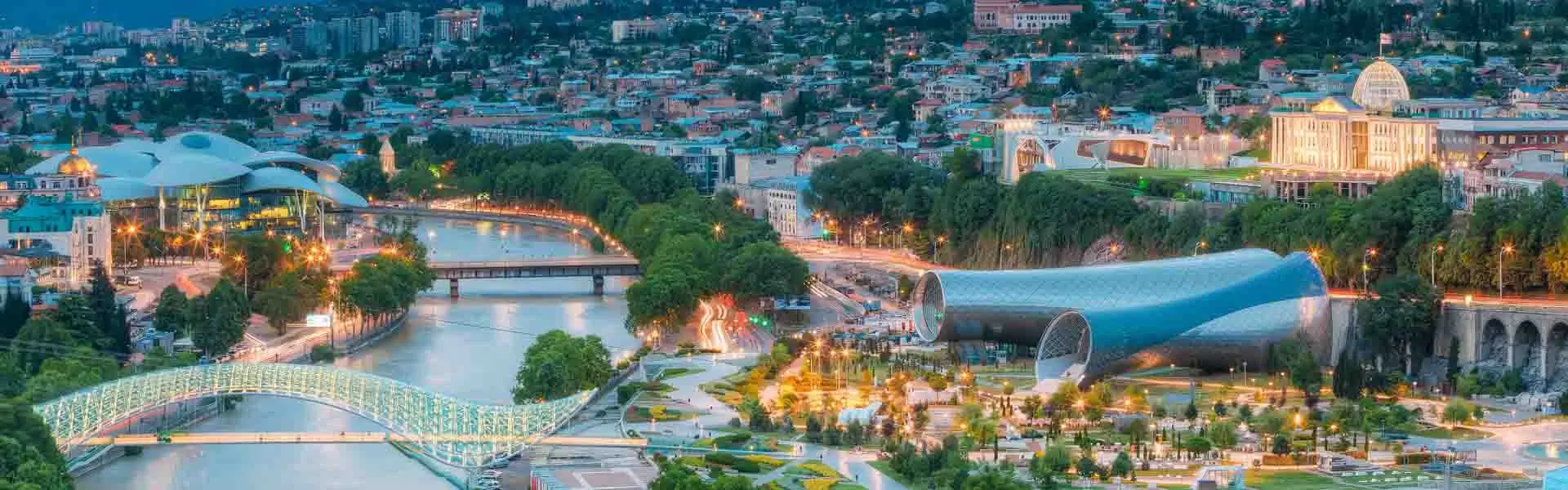 Tbilisi hoofdstad van Georgie (header)