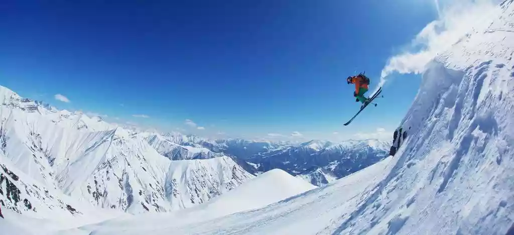 Wintersport in Georgie skien - Kazbegi