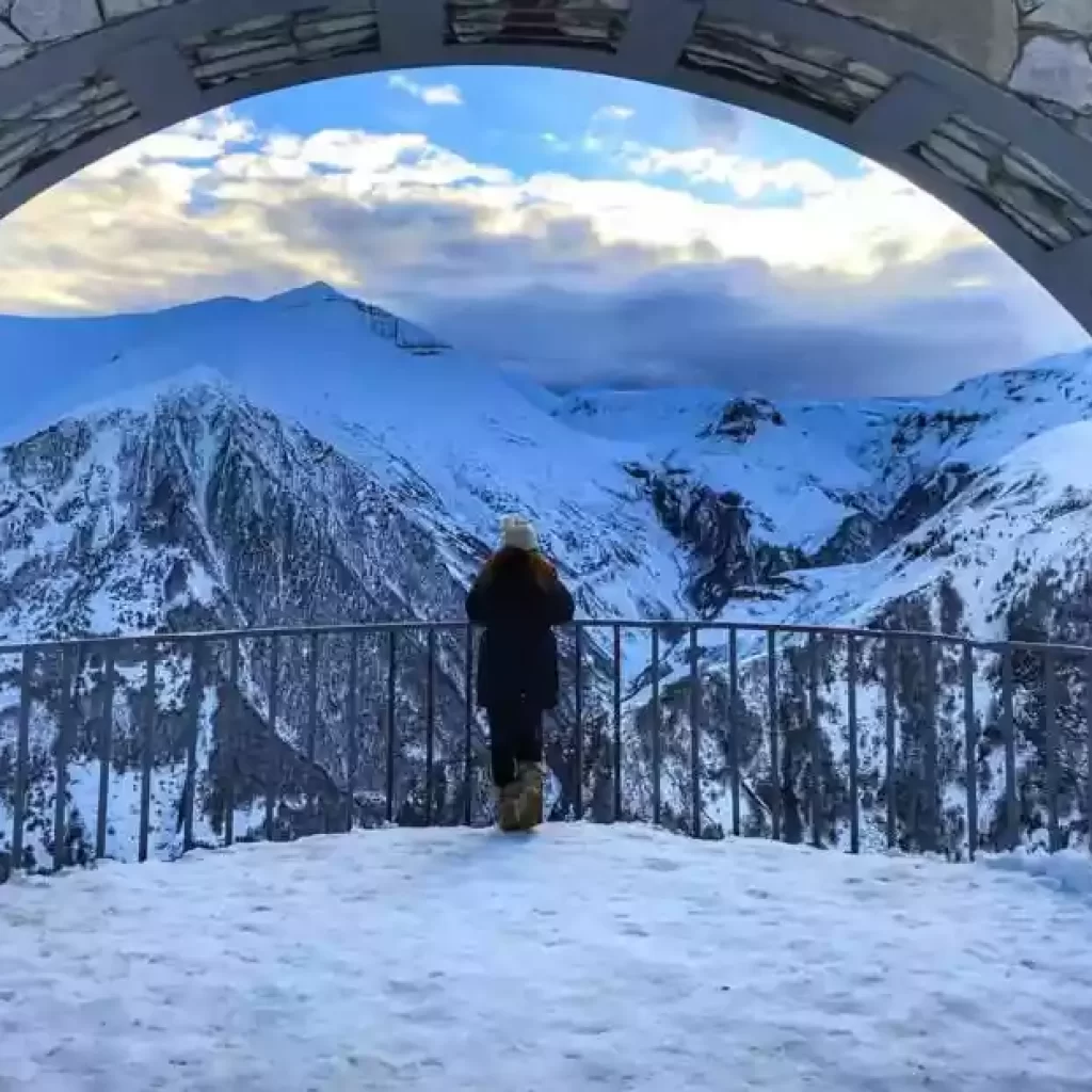 winter Kazbegi Georgie