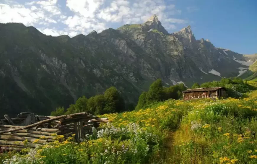 Ballonvaart in de Alazani-vallei (Georgië)