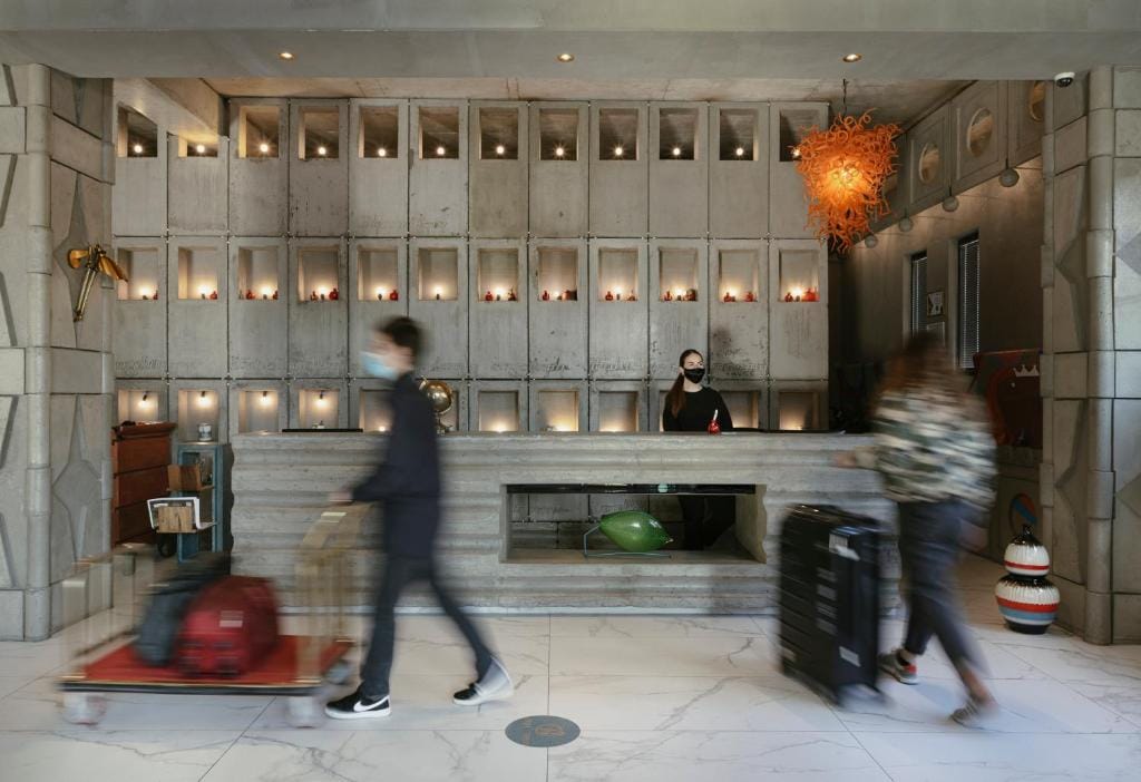 Restaurant — voorbeeld kusthotel Batumi