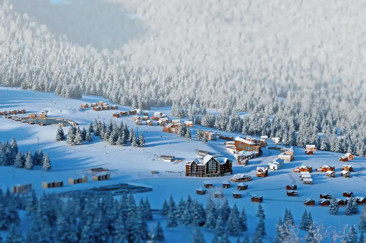 Goderdzi wintersportgebied Georgië