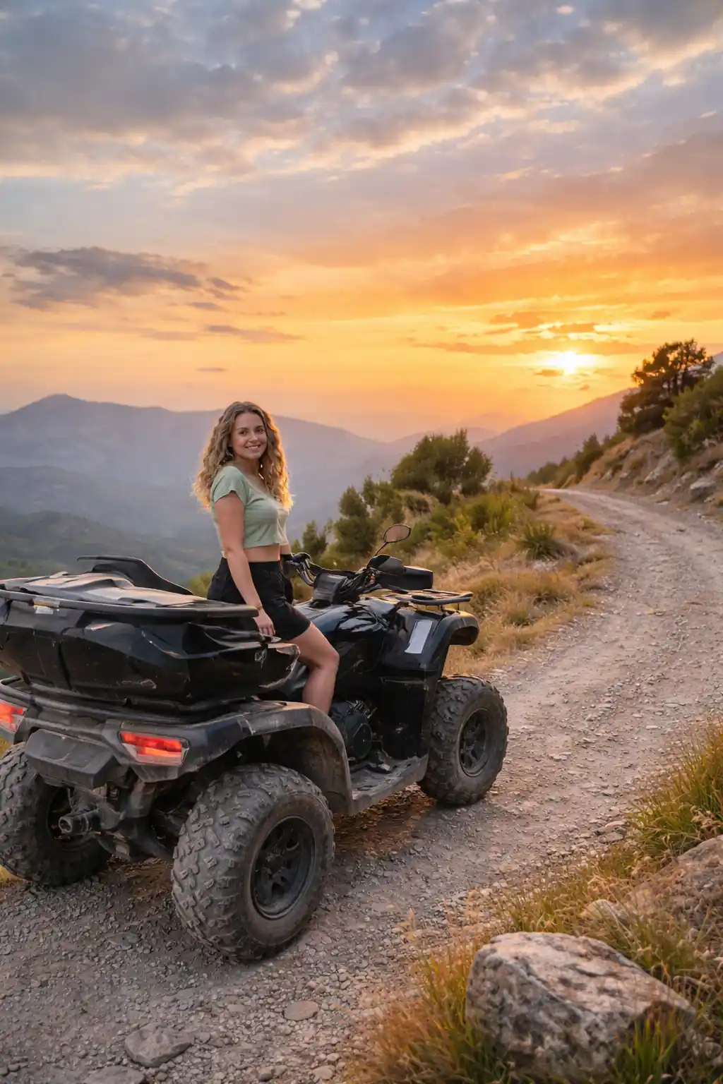 Buggy/UTV off-road in Georgië met berglandschap