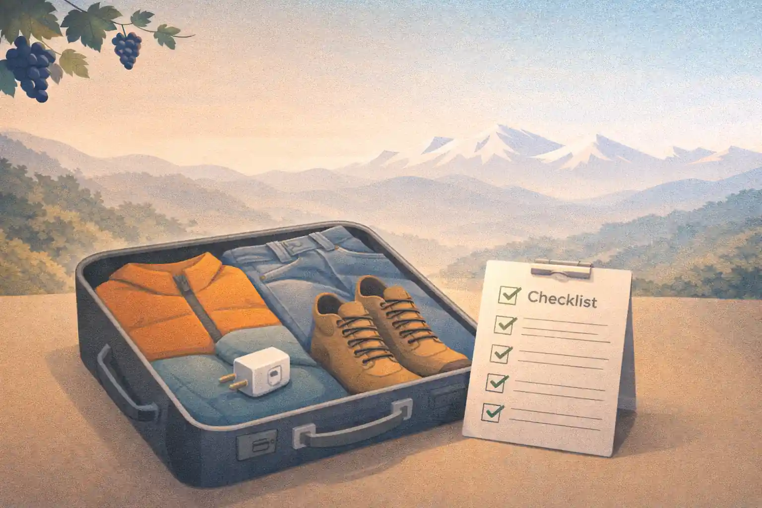 Pak slim voor Georgië: stad, kust en bergen