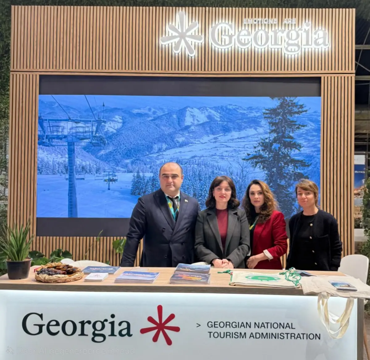 Touringo-team met lokale partners in Georgië