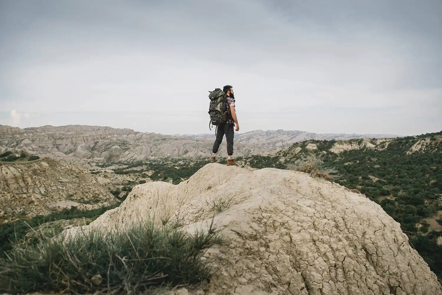 Vashlovani landschap