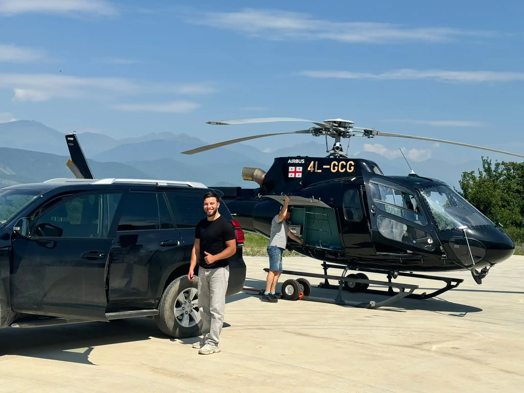 Touringo-team tijdens samenwerking met partners