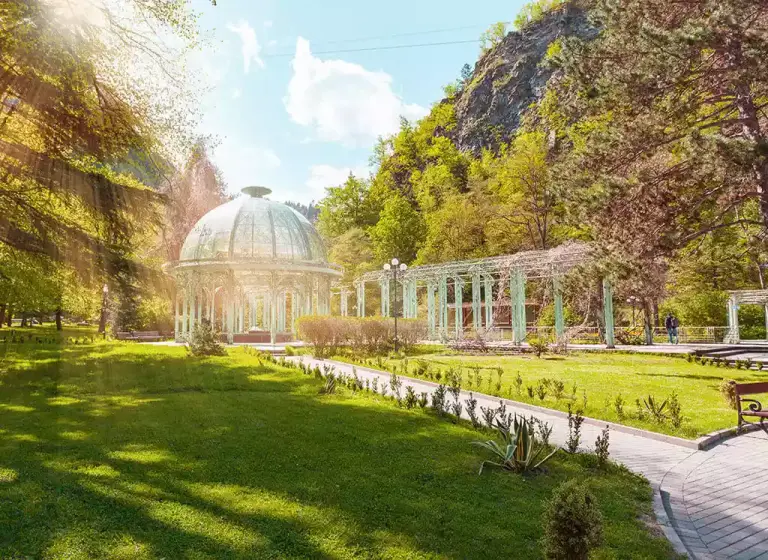 Bordzjomi / kuurpark en vrije middag
