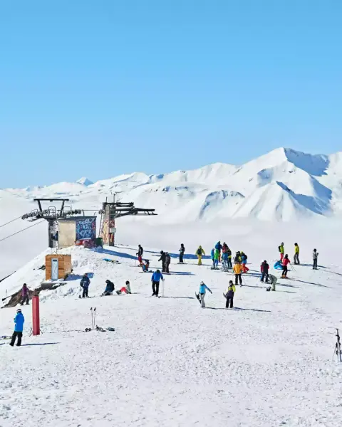 Groepsreis wintersport Gudauri: 8 dagen skiën en Kazbegi