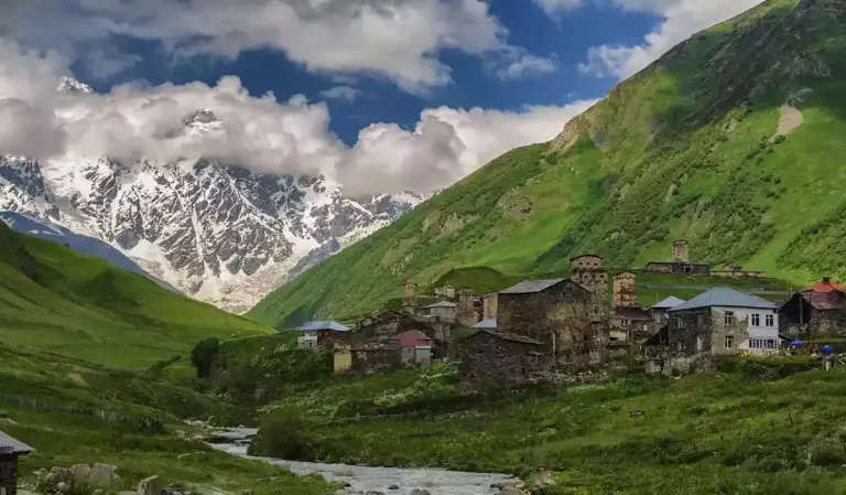 Avond in Ushguli