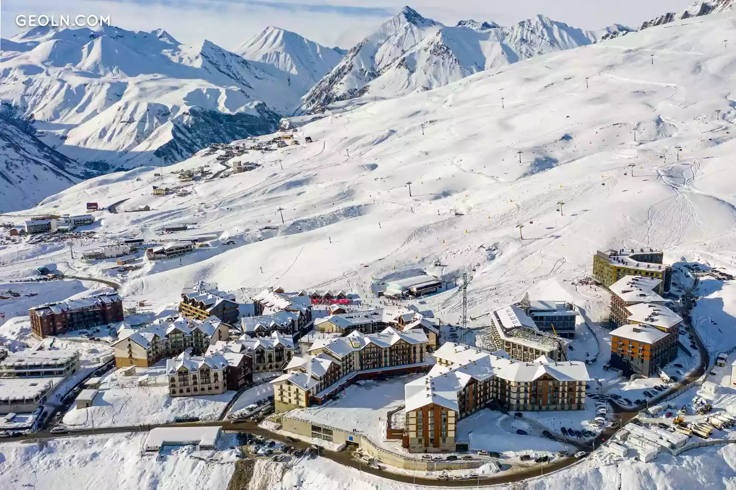 Hotels en appartementen in New Gudauri, Georgië