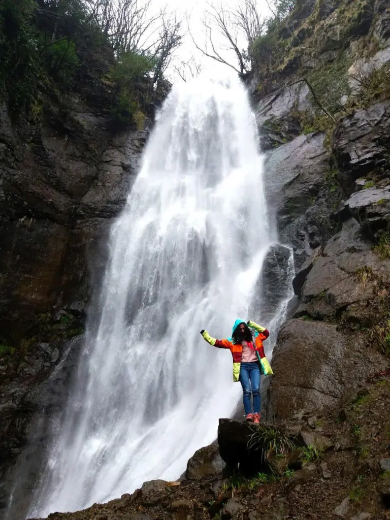 Waterval en boogbrug van Makhuntseti