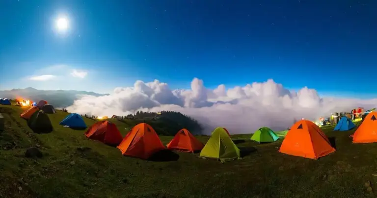 Een tent op ruim 2.000 meter