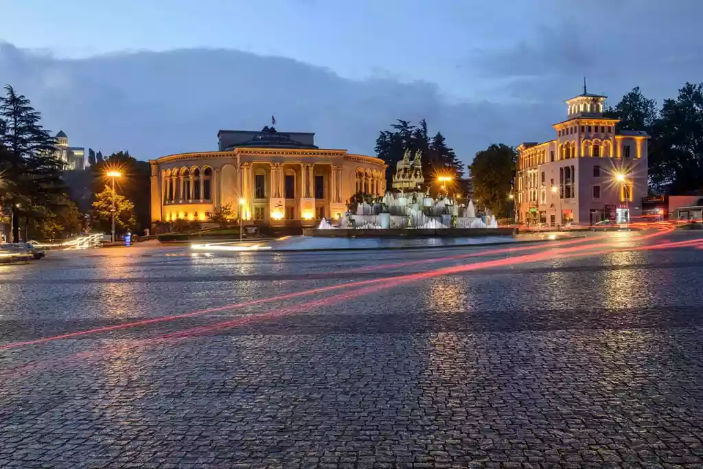 Centrum van Koetaisi, West-Georgië