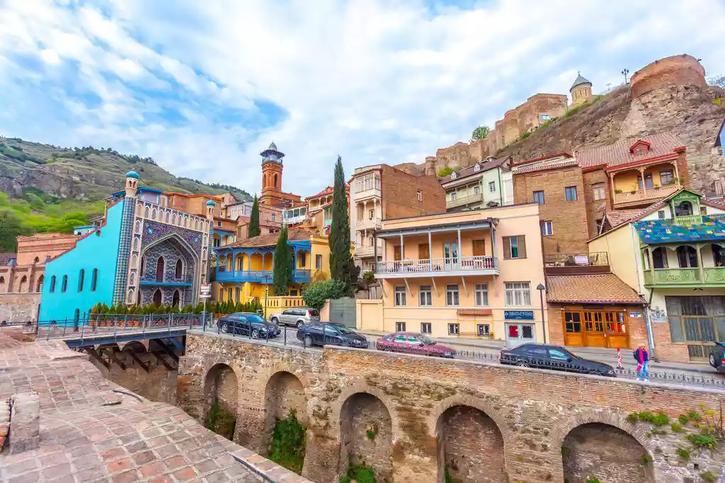 Kronkelstraatjes van Oud-Tbilisi, Georgië