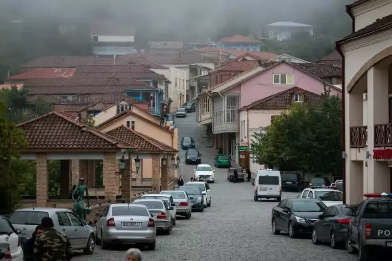 Een straat in Telavi