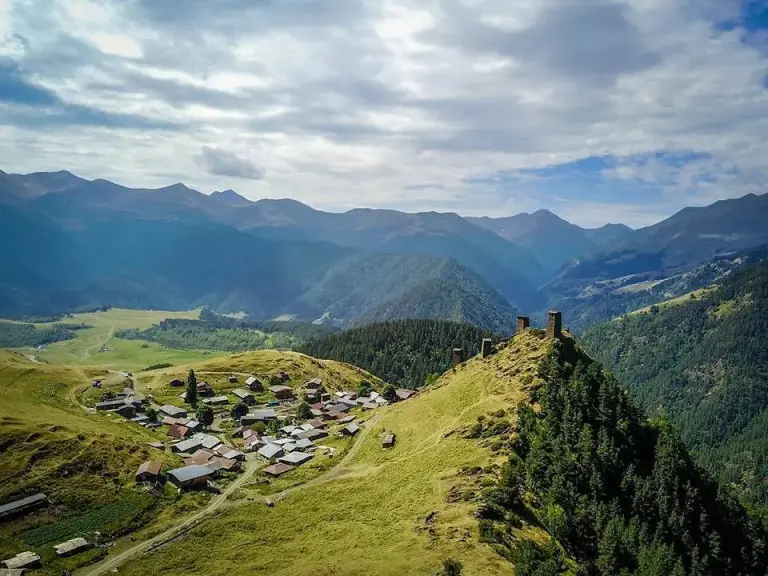 Kvemo Alvani – Abano-pas – Omalo